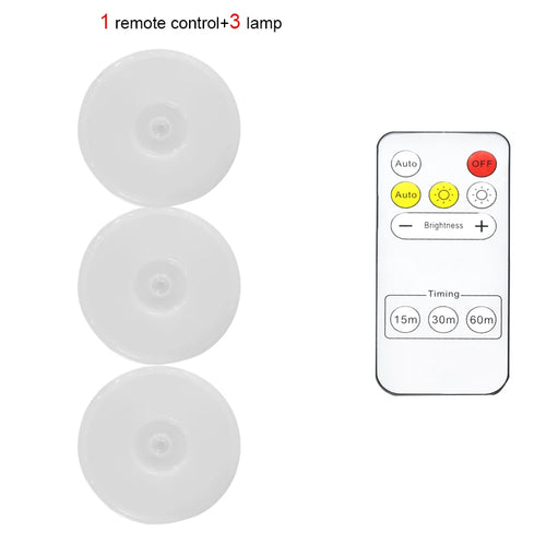 Wireless Remote Control Under Cabinet Kitchen Light USB Rechargeable