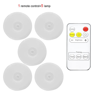 Wireless Remote Control Under Cabinet Kitchen Light USB Rechargeable